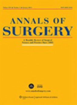 Annals Of Surgery杂志