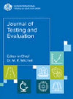 Journal Of Testing And Evaluation杂志