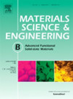 Materials Science And Engineering B-advanced Functional Solid-state Materials杂志