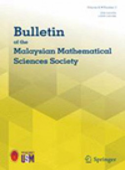 Bulletin Of The Malaysian Mathematical Sciences Society杂志