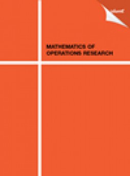 Mathematics Of Operations Research杂志