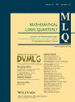 Mathematical Logic Quarterly杂志