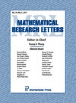 Mathematical Research Letters杂志