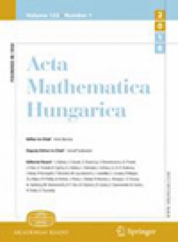 Acta Mathematica Hungarica杂志