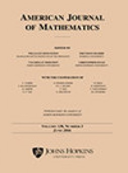 American Journal Of Mathematics杂志