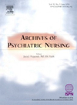 Archives Of Psychiatric Nursing杂志