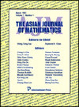 Asian Journal Of Mathematics杂志