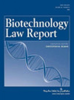 Biotechnology Law Report杂志