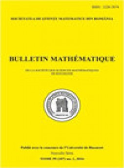 Bulletin Mathematique De La Societe Des Sciences Mathematiques De Roumanie杂志