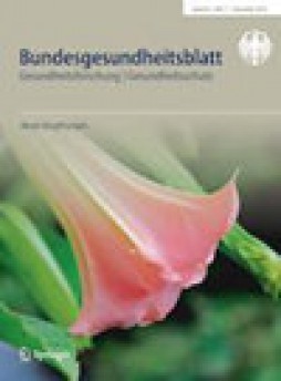 Bundesgesundheitsblatt-gesundheitsforschung-gesundheitsschutz杂志