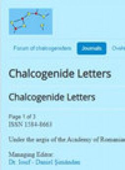 Chalcogenide Letters杂志