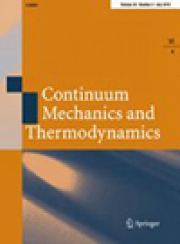 Continuum Mechanics And Thermodynamics杂志