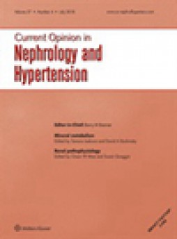 Current Opinion In Nephrology And Hypertension杂志