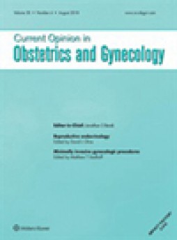 Current Opinion In Obstetrics & Gynecology杂志