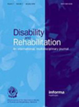 Disability And Rehabilitation杂志