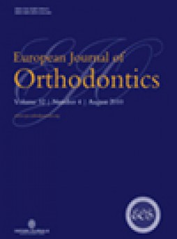 European Journal Of Orthodontics杂志