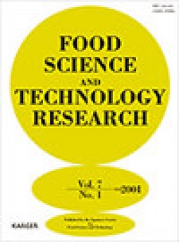 Food Science And Technology Research杂志