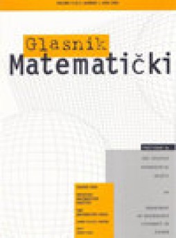 Glasnik Matematicki杂志