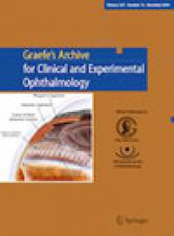 Graefes Archive For Clinical And Experimental Ophthalmology杂志