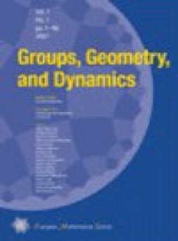 Groups Geometry And Dynamics杂志