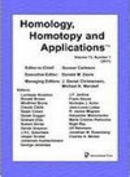 Homology Homotopy And Applications杂志