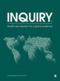 Inquiry-the Journal Of Health Care Organization Provision And Financing杂志