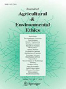 Journal Of Agricultural & Environmental Ethics杂志