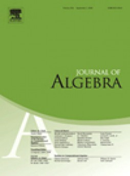 Journal Of Algebra杂志