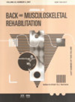 Journal Of Back And Musculoskeletal Rehabilitation杂志