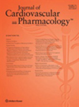 Journal Of Cardiovascular Pharmacology杂志