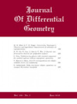 Journal Of Differential Geometry杂志