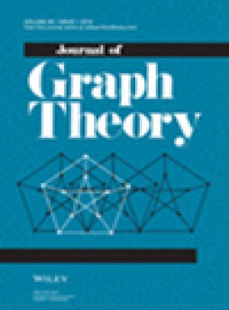 Journal Of Graph Theory杂志