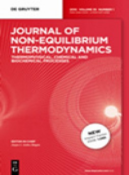 Journal Of Non-equilibrium Thermodynamics杂志