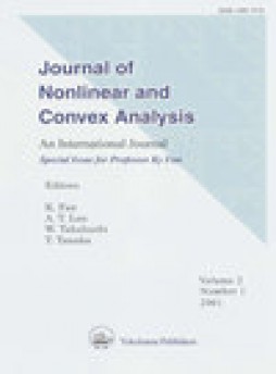 Journal Of Nonlinear And Convex Analysis杂志