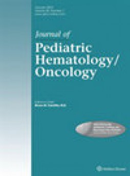 Journal Of Pediatric Hematology Oncology杂志