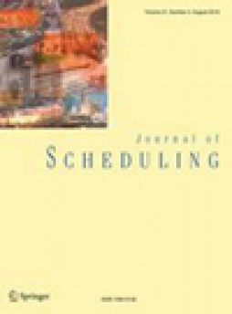 Journal Of Scheduling杂志