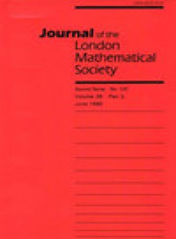 Journal Of The London Mathematical Society-second Series杂志