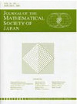 Journal Of The Mathematical Society Of Japan杂志