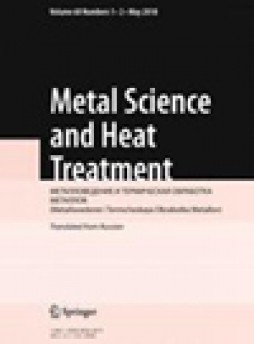 Metal Science And Heat Treatment杂志