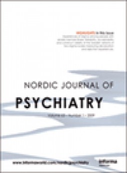 Nordic Journal Of Psychiatry杂志