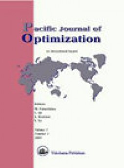 Pacific Journal Of Optimization杂志