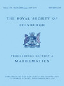 Proceedings Of The Royal Society Of Edinburgh Section A-mathematics杂志