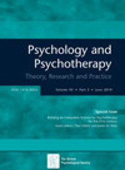 Psychology And Psychotherapy-theory Research And Practice杂志