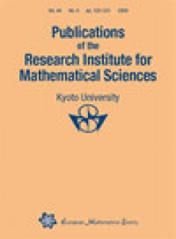 Publications Of The Research Institute For Mathematical Sciences杂志