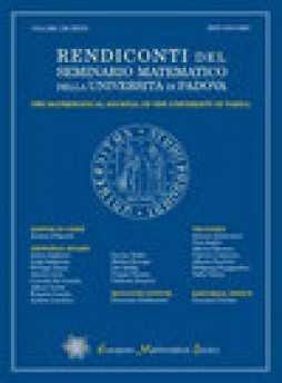 Rendiconti Del Seminario Matematico Della Universita Di Padova杂志