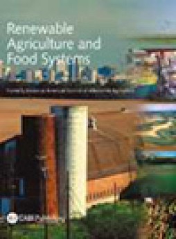 Renewable Agriculture And Food Systems杂志