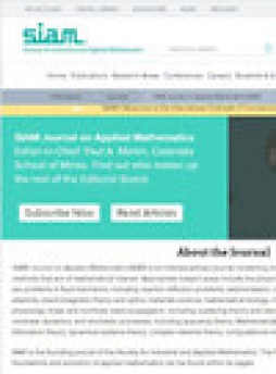 Siam Journal On Applied Mathematics杂志