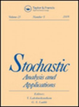 Stochastic Analysis And Applications杂志