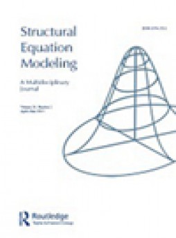 Structural Equation Modeling-a Multidisciplinary Journal杂志