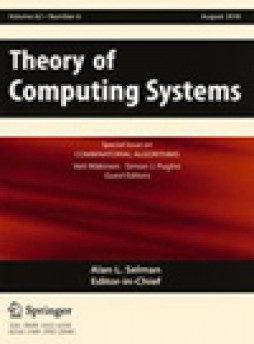 Theory Of Computing Systems杂志